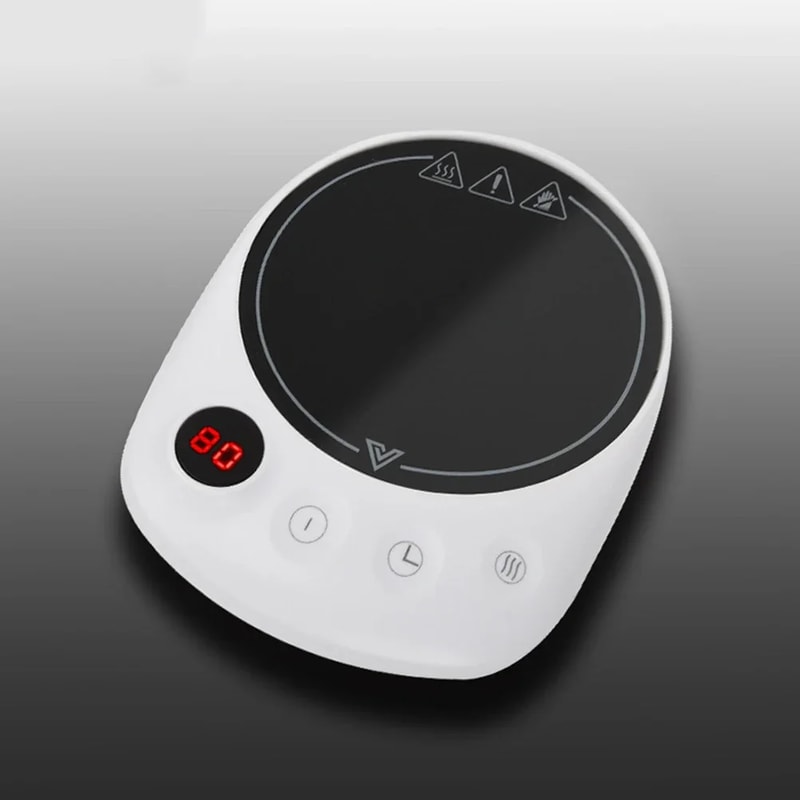 Smart Milk Tea Coffee Cup Mug Warmer For Desk Electric Beverage Heating Plate With Timer Automatic 6