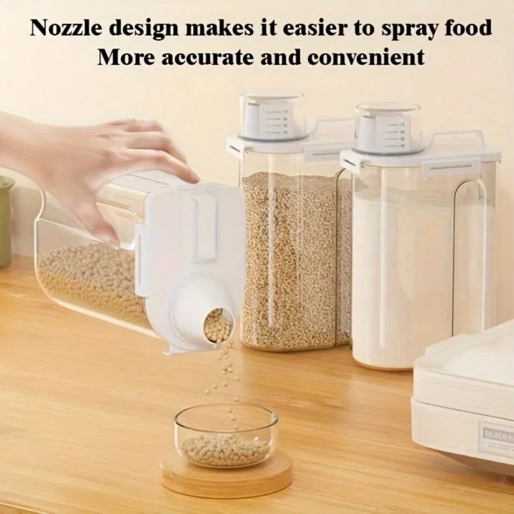 Sealed Moistureproof Storage Container For Grain Nut Flour Rice Ideal Food Storage Boxes 3