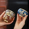 Antique Zen Ceramic Tea Cup Set High Quality Kiln Change Master Cup Exquisite Teacup Gift Box Small 2