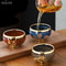 Antique Zen Ceramic Tea Cup Set High Quality Kiln Change Master Cup Exquisite Teacup Gift Box Small 3