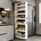 Extremely Narrow Kitchen Storage Side Pull Cabinet Refrigerator Gap Sideboard Cabinet Push And Pull 0