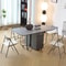 Multifunctional Movable Fashion Folding Dining Table Rectangle Dining Table With Folding Chairs Spa 0
