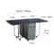 Multifunctional Movable Fashion Folding Dining Table Rectangle Dining Table With Folding Chairs Spa 3