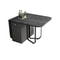 Multifunctional Movable Fashion Folding Dining Table Rectangle Dining Table With Folding Chairs Spa 6