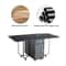 Multifunctional Movable Fashion Folding Dining Table Rectangle Dining Table With Folding Chairs Spa 5