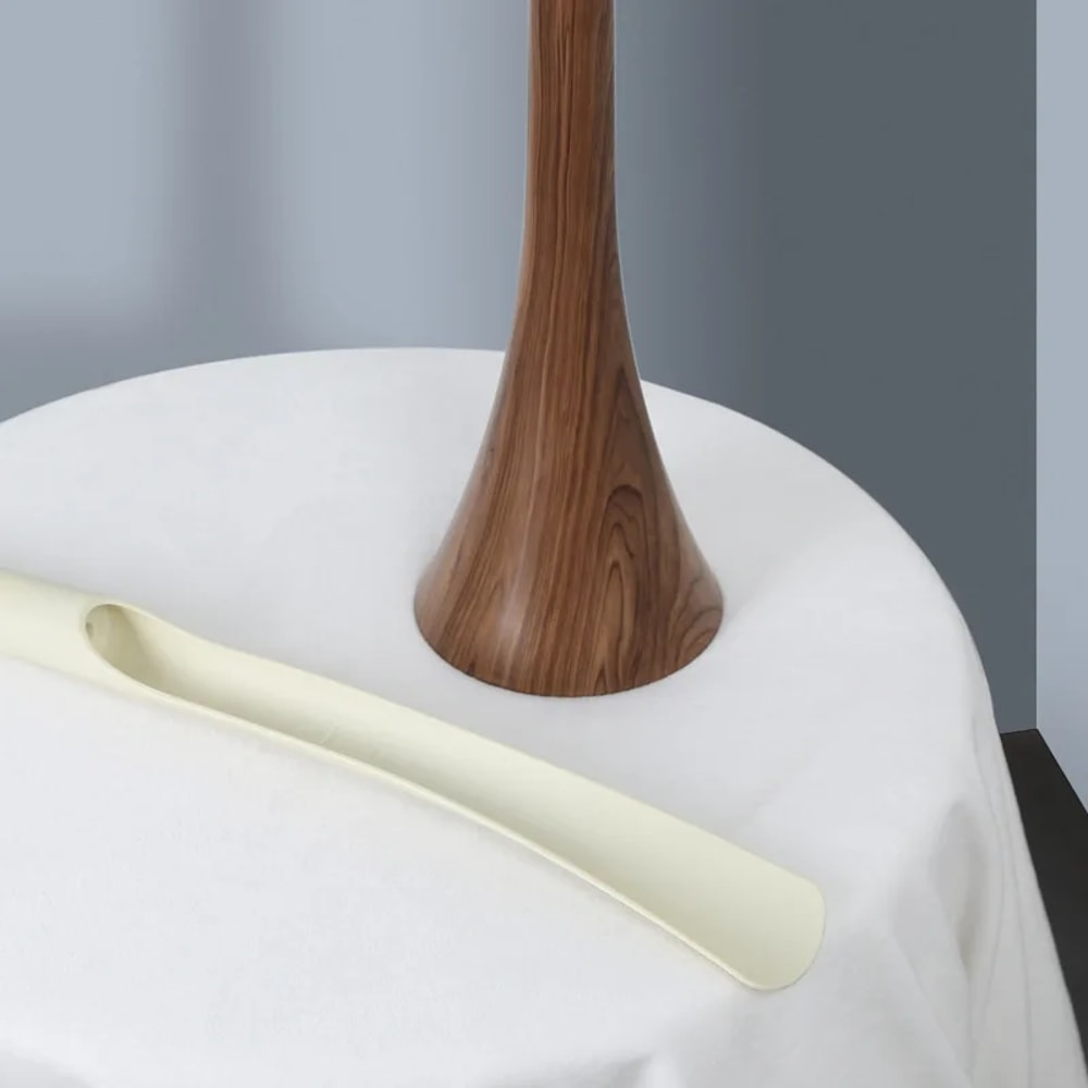 Extra Long Shoe Handle Wood Grain SelfSupporting Shoe Horn For Elderly Pregnant Women EasytoUse Sho 3