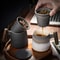 Luxury Ceramic Mug With Lid Large Capacity Wooden Handle Retro Tea Cup Personalized Office Thermal 2