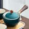 Creative Home Tea Maker Automatic Rotating Teapots Ceramic Kungfu Teaware Kit Filter Side Handle Po 5
