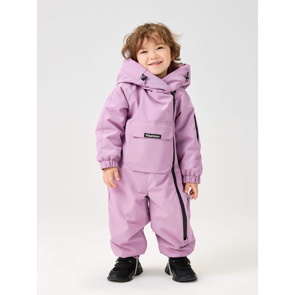 Boys Snowsuit With Warm Fur Lining Winter Baby Clothes Windy Proof Ski Rompers For Kids Girls Jumps 4