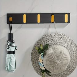 folding coat hook for bathroom, invisible wall mounted hook, fitting room behind the door, no punching, space-saving row