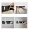 Folding Coat Hook For Bathroom Invisible Wall Mounted Hook Fitting Room Behind The Door No Punching