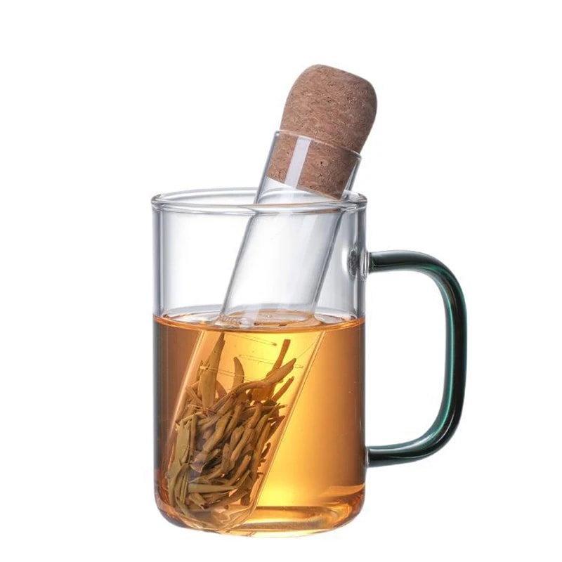Creative Tea Infuser Glass Pipe Tea Filter Sieve For Brewing Herb Spice Tea Strainer Teaware Tool A 4