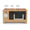 Creative Wooden Multifunctional Box Organizer Stationery Control For Pen Pencil Remote Storage Desk 1