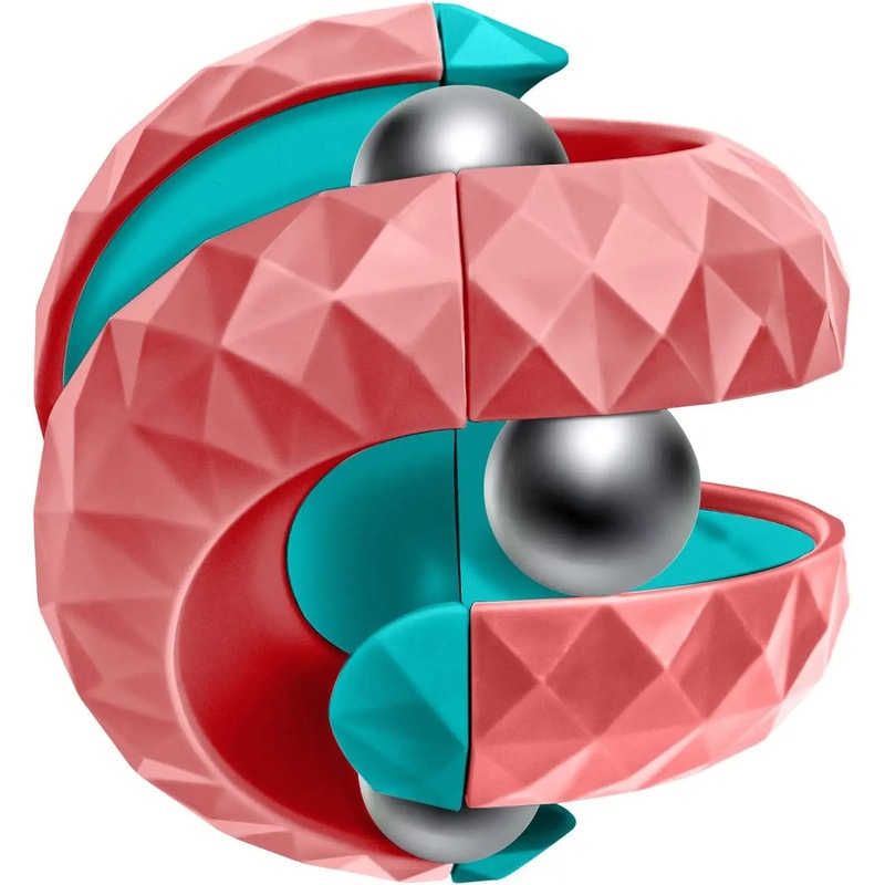 Children Orbit Ball Cube Decompression Toy, Anti Stress Sensory Toys, Fidget Spinner Gifts for Kids, Focus Training Toy