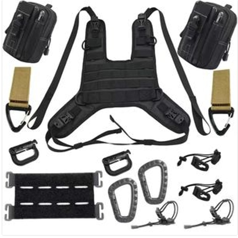 OffRoad Compatible Universal Motorcycle Tank Bag Base Tank Vests Set For MultiPurpose Use 6