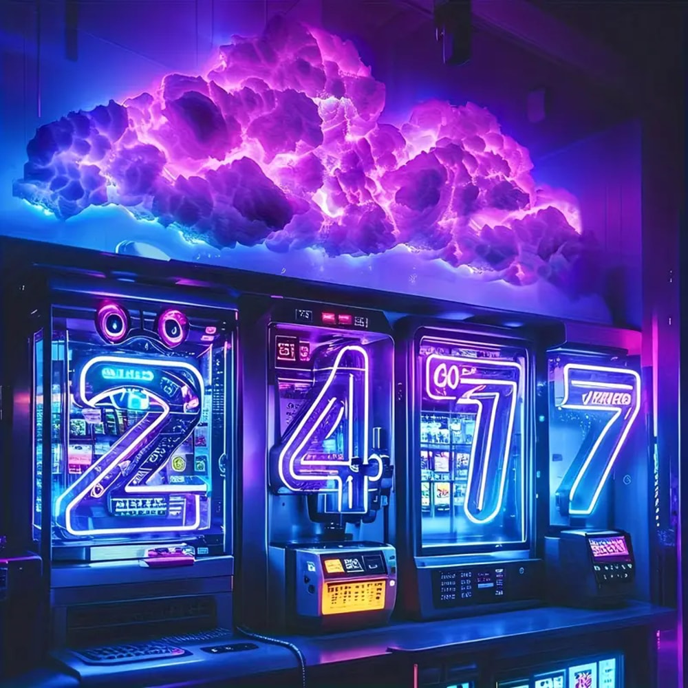 Thunder Cloud LED Light, Remote Control, APP DIY Color Changing Lamp, Perfect for Game Room, Party, Club, Home Decor