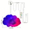 Thunder Cloud LED Light, Remote Control, APP DIY Color Changing Lamp, Perfect for Game Room, Party, Club, Home Decor