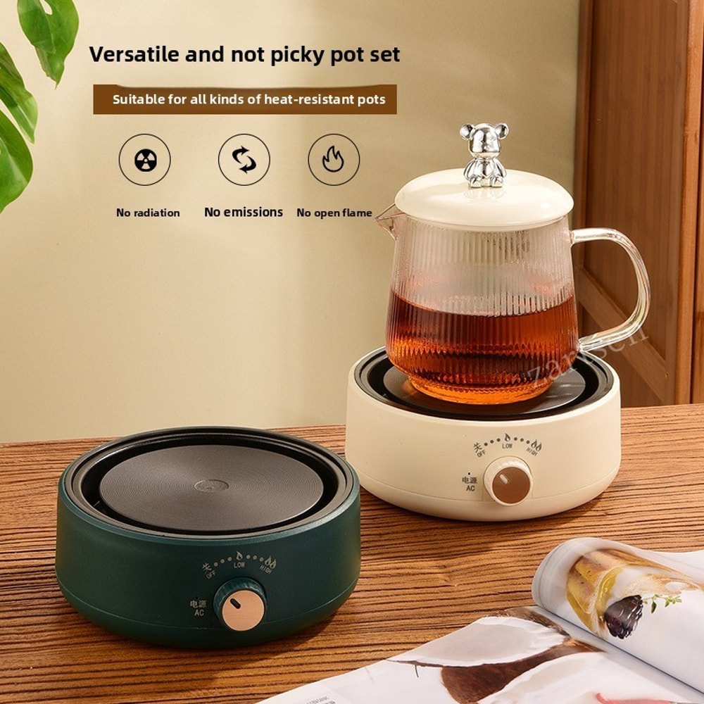 500W Electric Heater Coffee Stove Electric Cookware Heating Base Manual Adjustable Temperature Cook 1