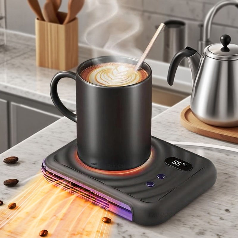 Portable Electric Cup Warmer Tea Mug Heater Coffee Warmer Coaster Cup Warmer For Home And Office De 0