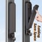 Retractable Save Space Hanging Clothes Rack Aluminum Folding Clothes Hanger Wall Mounted No Drillin 1