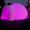 Portable Inflatable Igloo Dome Tent With Built In RGB Light Black Dome House For Outdoor Club Party 4