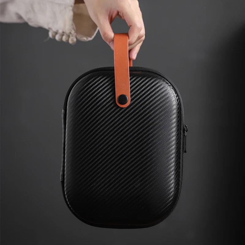 Outdoor Travel Purple Sand Tea Cups Gaiwan Set Ceramic Portable Teapot Teacup For Tea Ceremony Kung 3