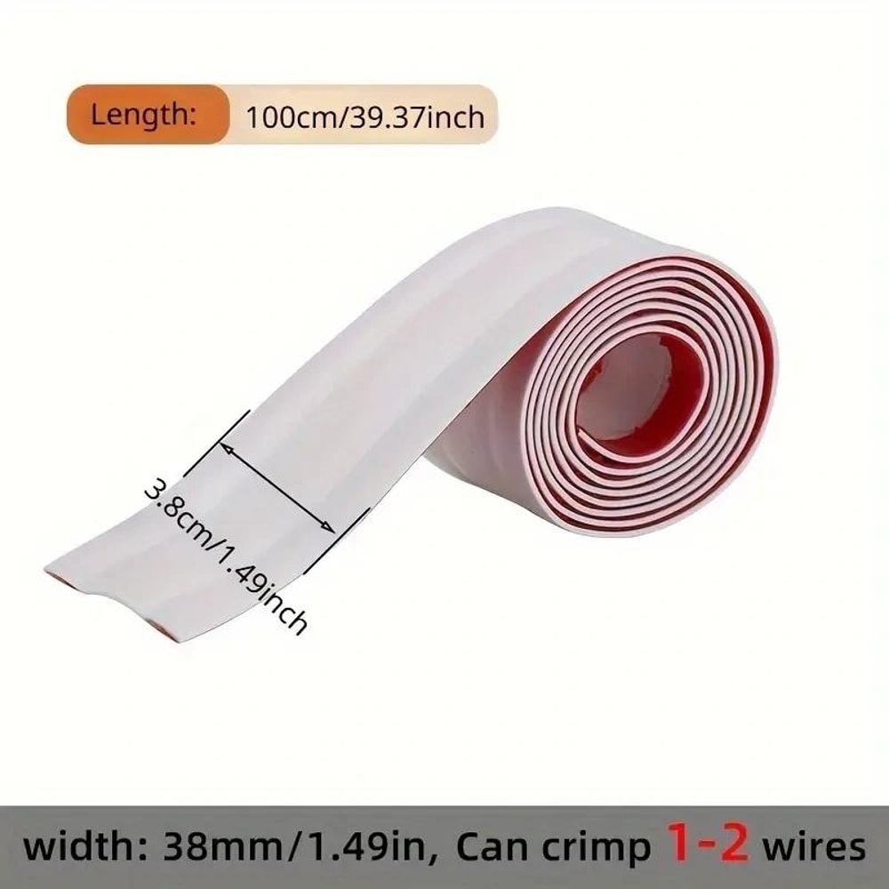 Cable Hider for TV Wall, Paintable Wire Cords Covers, Cable Concealer, Wall Cable Raceway, Cord Hider for Cable