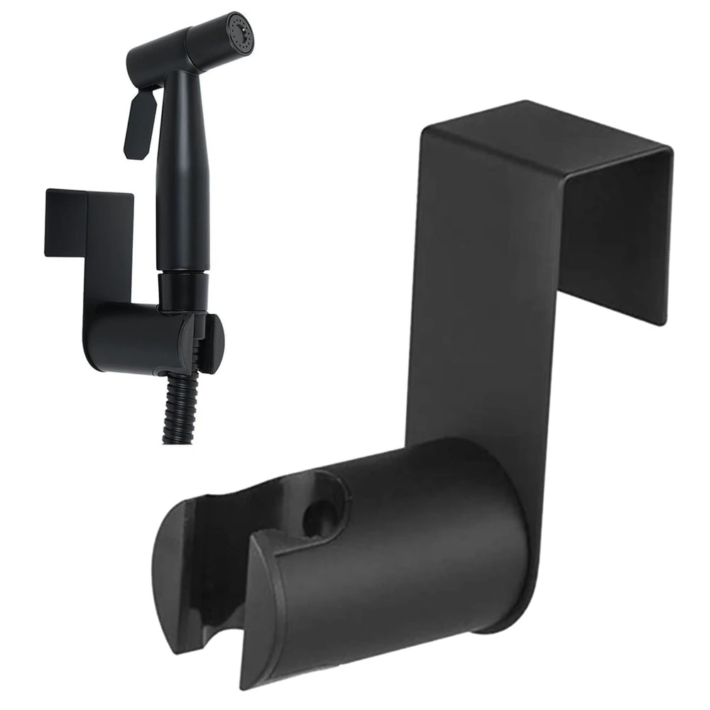 Hanger Bidet Sprayer Holder Stainless Steel Holder Hook Toilet Bathroom Attachment Hanging Bracket 6