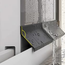 aluminum sliding window water blocking bar, waterproof baffle sealing strip, rainproof guide plate for water backflow
