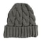 Women Winter Beanies Knitted, Girls Cap Twist Crochet Winter Hats, Female Pompom Beanie Ear Braid Ponytail Skullies Hat