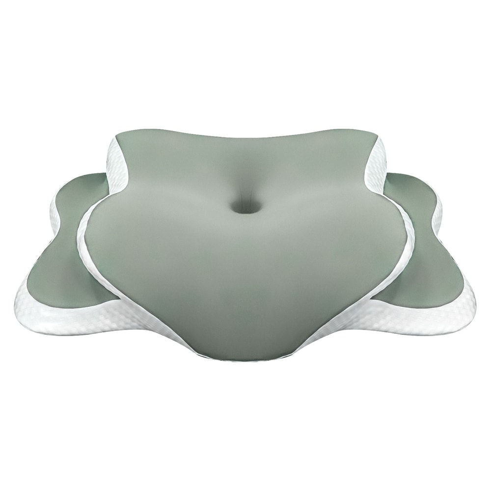 Contour Memory Foam Cervical Pillow, Neck Pain Relief for Side, Back, Stomach Sleepers, Orthopedic Ergonomic Support