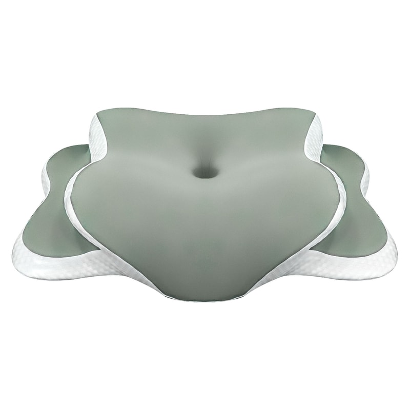 Contour Memory Foam Cervical Pillow, Neck Pain Relief for Side, Back, Stomach Sleepers, Orthopedic Ergonomic Support