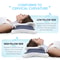 Contour Memory Foam Cervical Pillow, Neck Pain Relief for Side, Back, Stomach Sleepers, Orthopedic Ergonomic Support