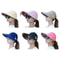 Ladies Fashion Summer Vacation Wide Brim Foldable Sun Hat AntiUV Beach Visor Caps Casual Hats For W 3