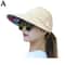 Ladies Fashion Summer Vacation Wide Brim Foldable Sun Hat AntiUV Beach Visor Caps Casual Hats For W 6