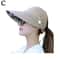 Ladies Fashion Summer Vacation Wide Brim Foldable Sun Hat AntiUV Beach Visor Caps Casual Hats For W 8