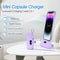 Portable Mini Charger With Builtin Lightning TypeC Cable LED Display Foldable Stand Power Bank 1