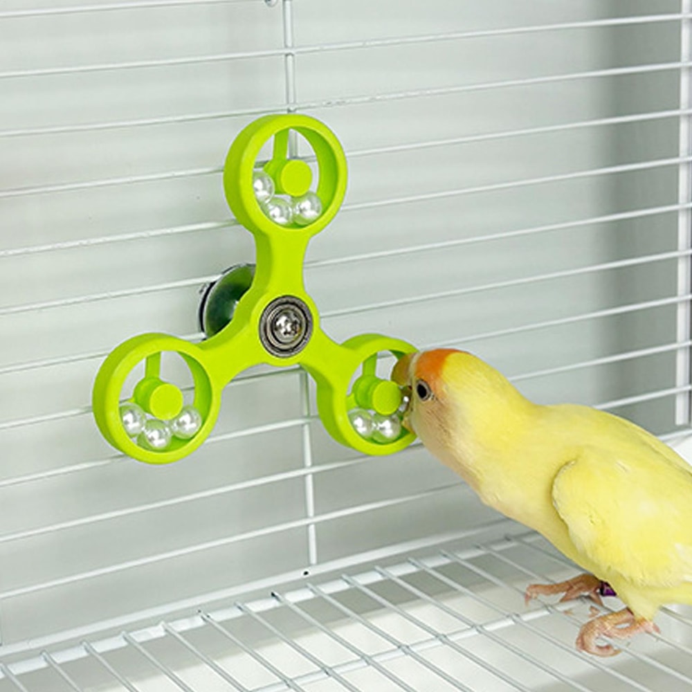 Rotating Bird Toys For Parrots Interactive Parrot Toy For Bird Cage Mental Stimulation Entertainme 5