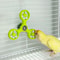 Rotating Bird Toys For Parrots Interactive Parrot Toy For Bird Cage Mental Stimulation Entertainme 5