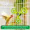 Rotating Bird Toys For Parrots Interactive Parrot Toy For Bird Cage Mental Stimulation Entertainme 4