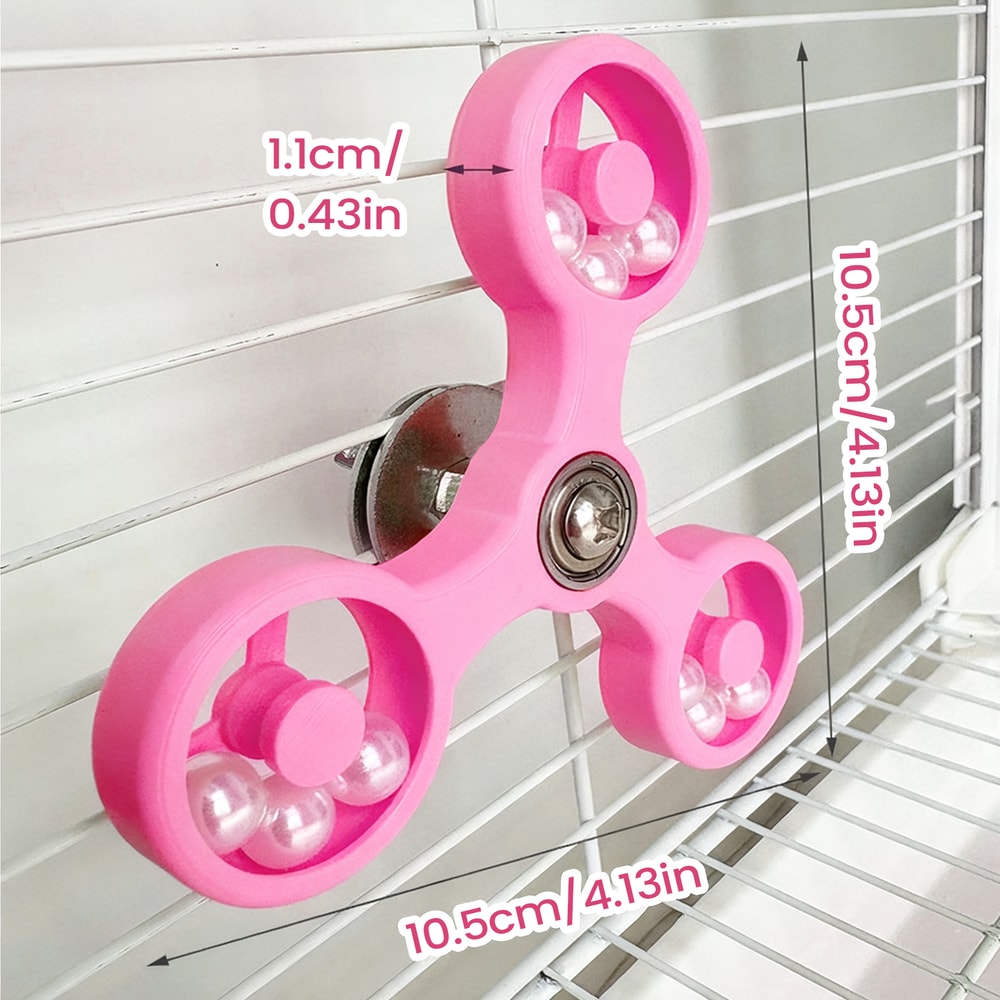 Rotating Bird Toys For Parrots Interactive Parrot Toy For Bird Cage Mental Stimulation Entertainme 7