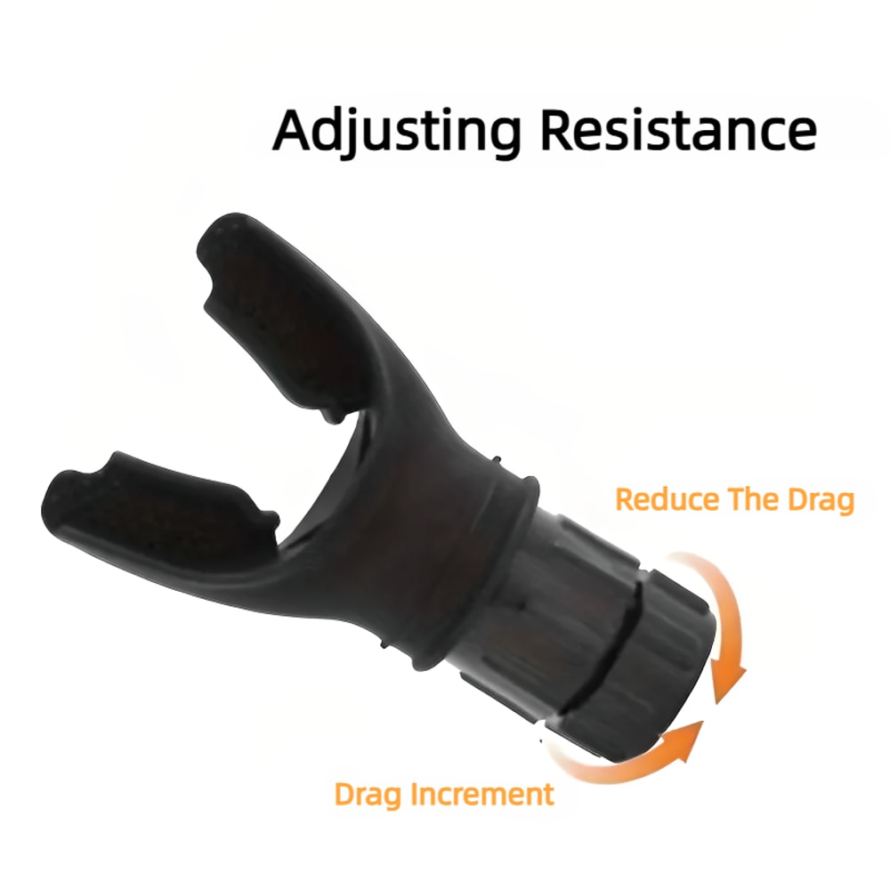 Portable Throat Adjustable Resistance Silicone Breathing Fitness Equipment, Effective Breathing Exercise Device