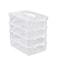 Stackable Storage Casket Building Blocks Storage Box Transparent Tool Classification MoistureProof 6