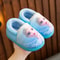 Fashionable Fall Winter Elsa Princess Baby Girls Cotton Shoes Cartoon Kids Cotton Slippers 5