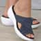 Women Shoes Sandals Summer Party Ladies Shoes Slides Wedge Sandals Plus Size Footwear Comfortable W 0