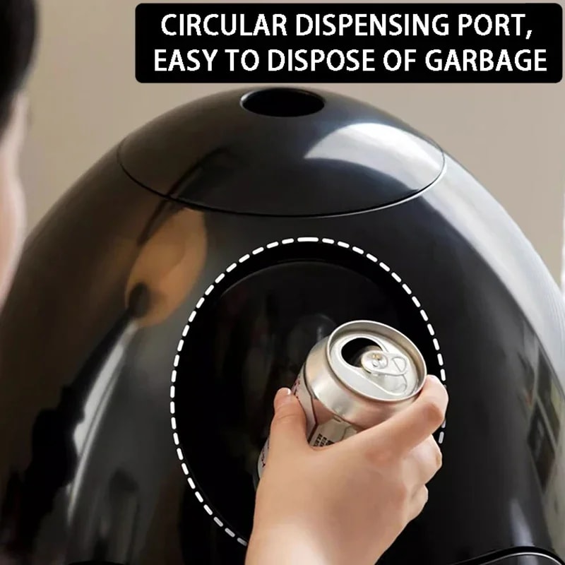 Dinosaur Egg Trash Can Large Capacity Waste Bin For Kitchen Room Garbage Collector Creative Cartoon 1