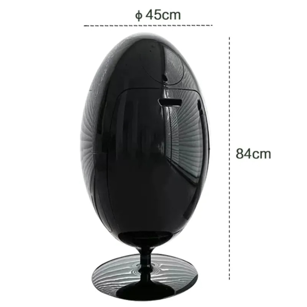 Dinosaur Egg Trash Can Large Capacity Waste Bin For Kitchen Room Garbage Collector Creative Cartoon 6