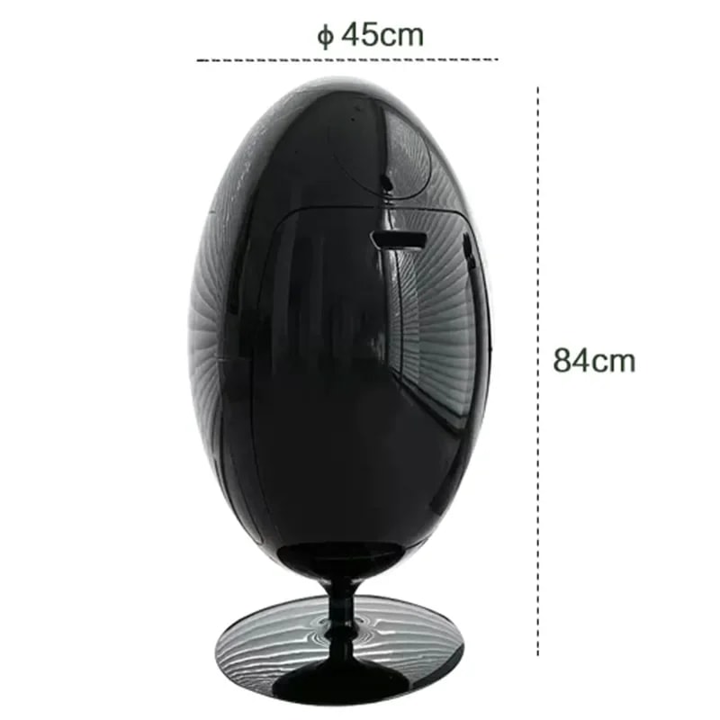 Dinosaur Egg Trash Can Large Capacity Waste Bin For Kitchen Room Garbage Collector Creative Cartoon 6