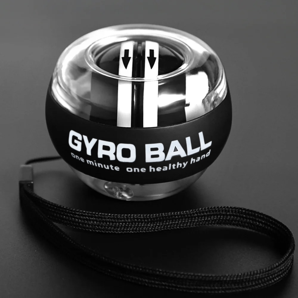 Wrist Gyro Ball Power Trainer, Self-Starting Forearm Exerciser for Finger and Arm Muscle Strengthening