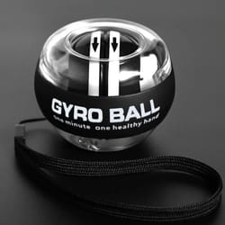 wrist gyro ball power trainer, self-starting forearm exerciser for finger and arm muscle strengthening